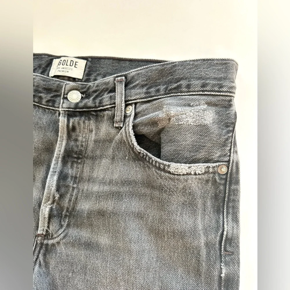 Agoldie Jamie jeans  Straight in Void washed black size 28 - Picture 5 of 12